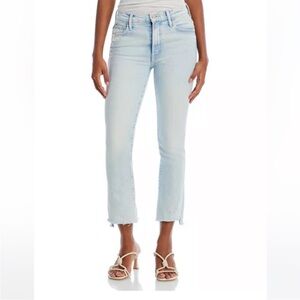 MOTHER The Insider Crop Step Fray Jeans